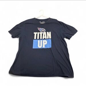 Tennessee Titans T-Shirt Titan Up Logo Blue Men's 2XL Team Apparel
